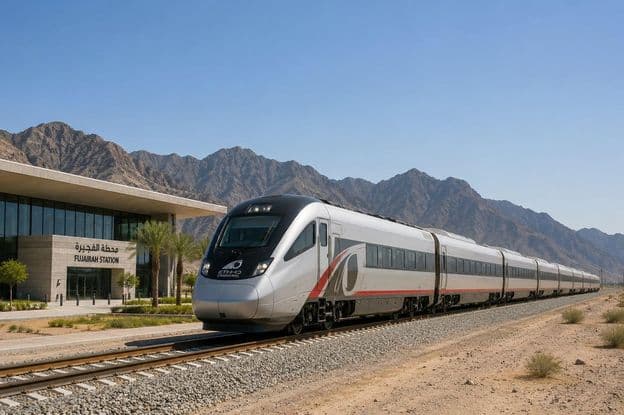 Etihad Rail parte em uma jornada