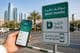 Estacionamento inteligente na cidade de Abu Dhabi