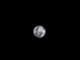 Lua cheia em micro tamanho no céu